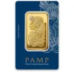 50 Grams PAMP Lady Fortuna Minted Bar Gold