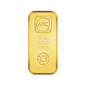 10oz ABC Bullion Cast Bar Gold