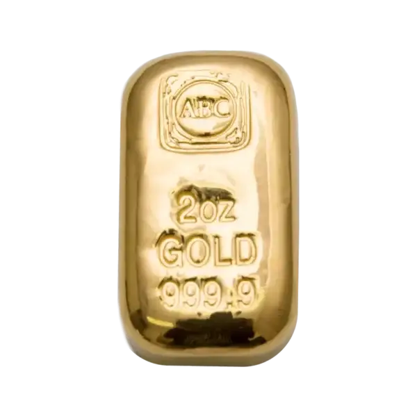 2oz ABC Bullion Cast Gold Bar