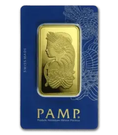 100g PAMP Minted Bar Gold