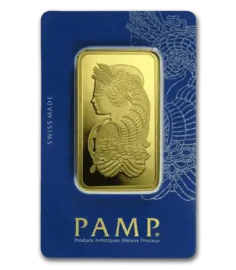 100g PAMP Minted Bar Gold