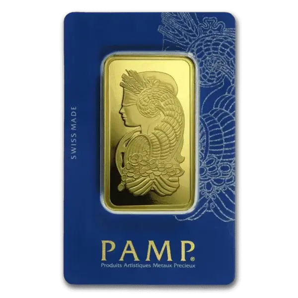 100g PAMP Minted Bar Gold