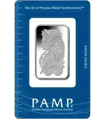 1oz PAMP Minted Bar Platinum