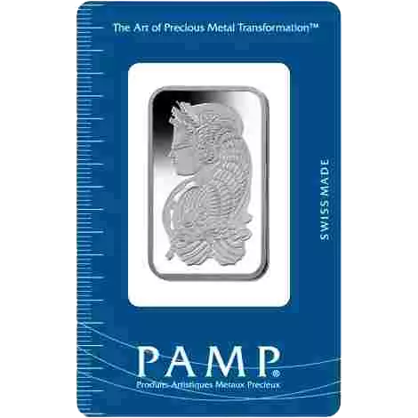 1oz PAMP Minted Bar Platinum