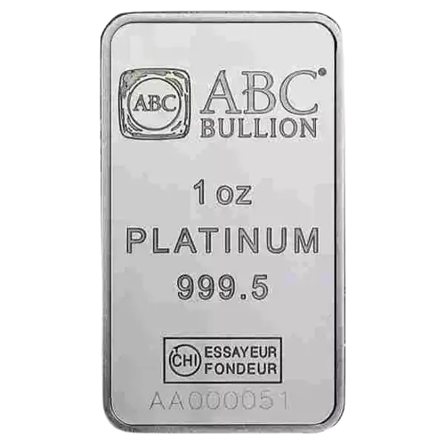 1oz ABC Platinum Minted Tablet Platinum