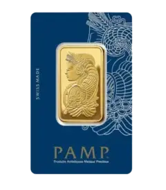 1 oz PAMP Suisse Lady Fortuna Minted Gold Bar