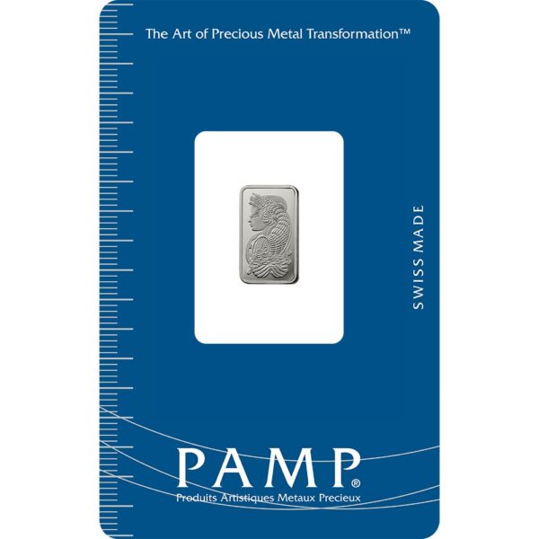 Lady Fortuna™ Platinum Minted Bar - 1g