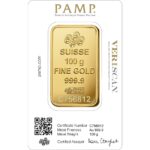 Lady Fortuna™ Gold Minted Bar - 100g