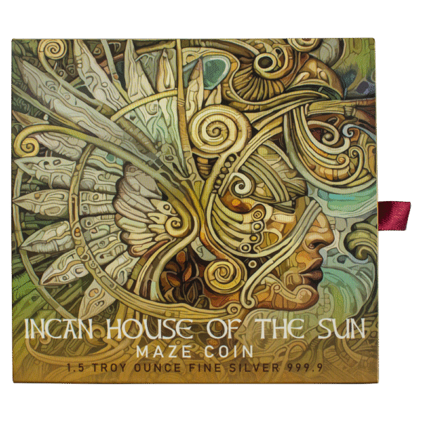 1.5oz Silver Incan House of the Sun Maze Coin