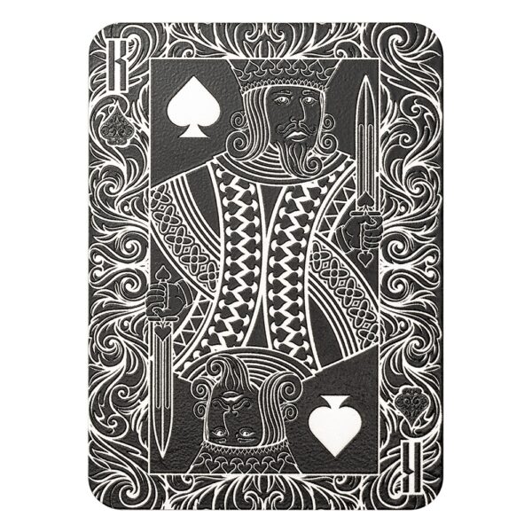 1oz Pure Silver Shaped Coin - Royal Flush King of Spades