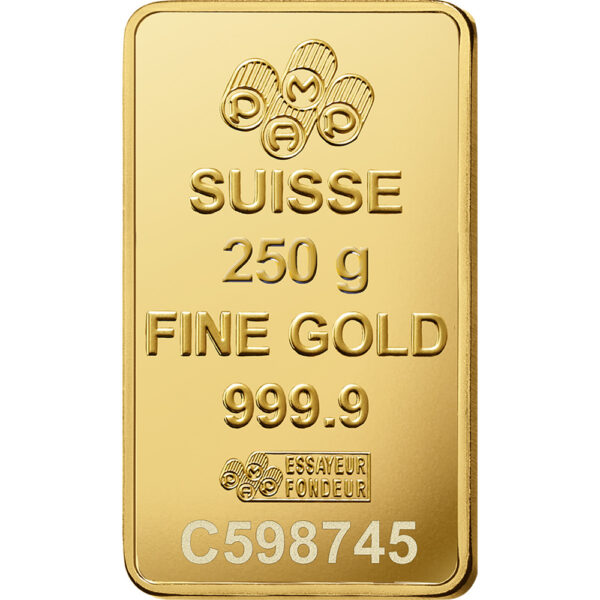 lady fortuna™ gold minted bar 250g