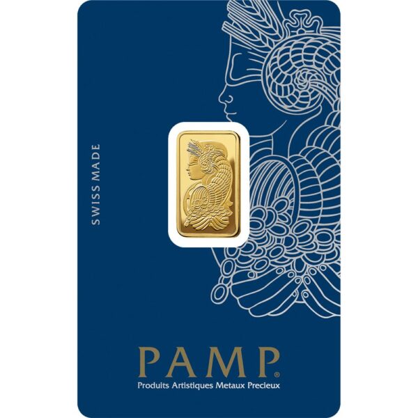 lady fortuna™ gold minted bar 1g