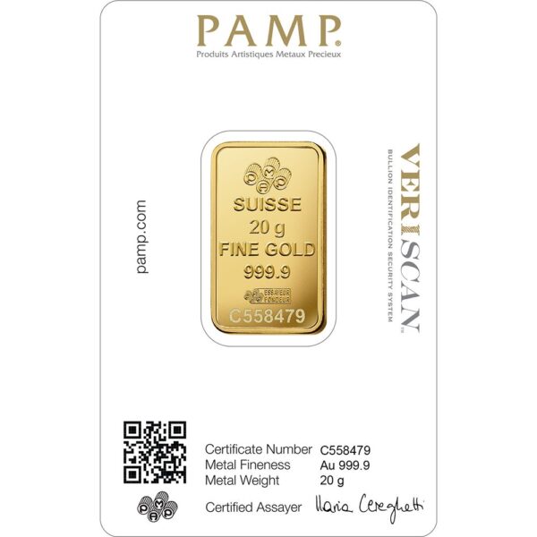 lady fortuna™ gold minted bar 20g